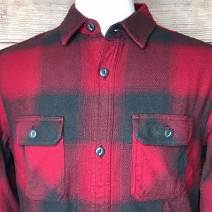 Men’s Hawk Flannel Long Sleeve Button Down Shirt